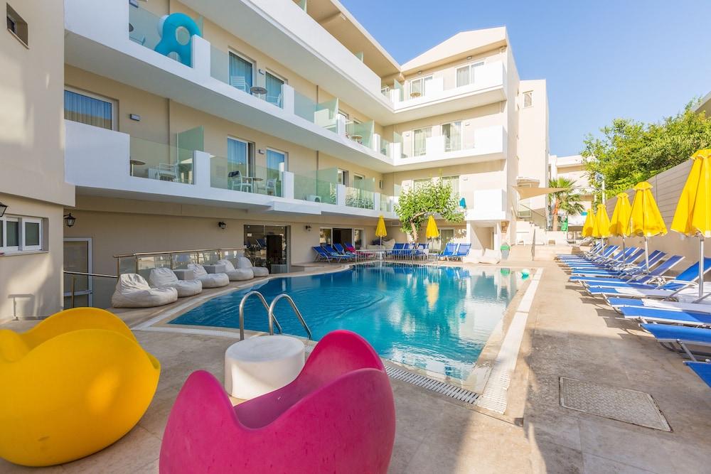 Dimitrios Beach Hotel Adults Friendly 14 Plus Rethymno Exteriör bild